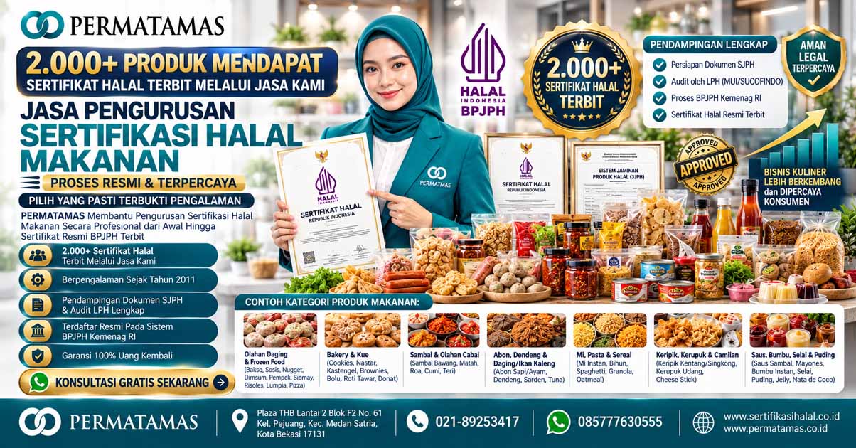 Konsultan Halal Produk Mi Instan, Bihun, Soun, Spaghetti, dan Pasta